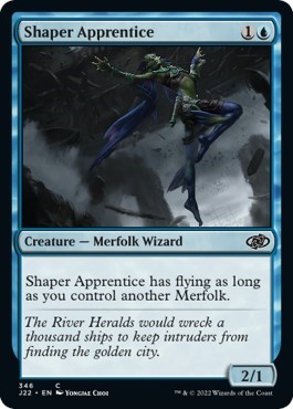 Shaper Apprentice from J22 #346, Magic: The Gathering card