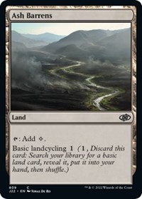 Ash Barrens - Jumpstart 2022 - Magic: The Gathering card