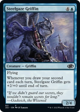 Steelgaze Griffin from J22 #351, Magic: The Gathering card