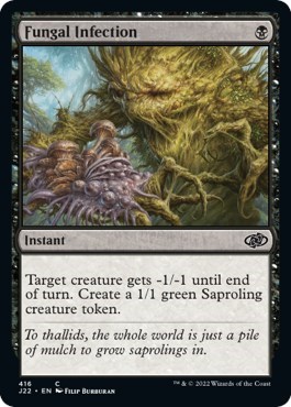 Fungal Infection from J22 #416, Magic: The Gathering card