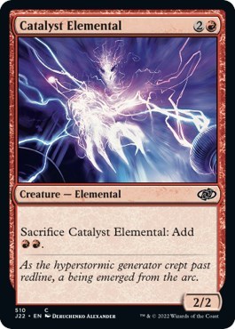 Catalyst Elemental from J22 #510, Magic: The Gathering card