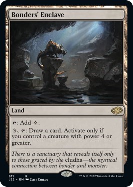 Bonders' Enclave from J22 #811, Magic: The Gathering card