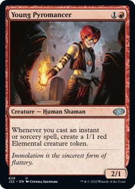 Young Pyromancer from J22 #626, Magic: The Gathering card