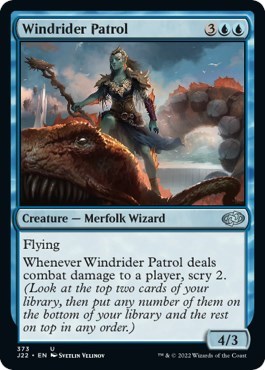 Windrider Patrol from J22 #373, Magic: The Gathering card