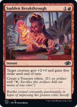Sudden Breakthrough from J22 #610, Magic: The Gathering card