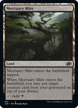 Mortuary Mire from J22 #817, Magic: The Gathering card