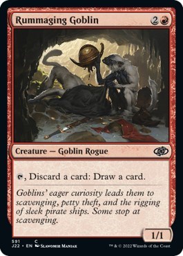Rummaging Goblin from J22 #591, Magic: The Gathering card