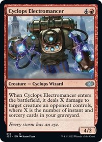 Cyclops Electromancer - Jumpstart 2022 - Magic: The Gathering card
