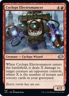 Cyclops Electromancer from J22 #518, Magic: The Gathering card