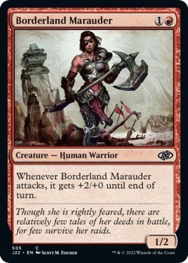 Borderland Marauder from J22 #505, Magic: The Gathering card