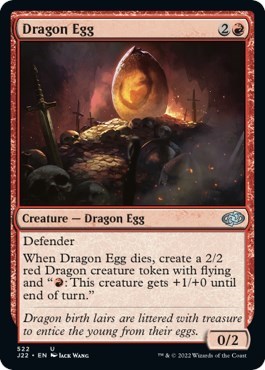 Dragon Egg from J22 #522, Magic: The Gathering card