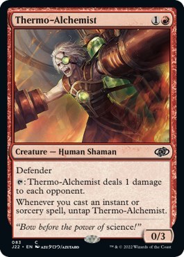 Thermo-Alchemist from J22 #83, Magic: The Gathering card