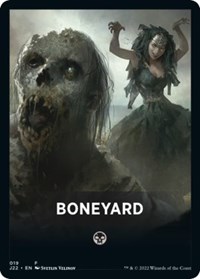 Boneyard Theme Card - Jumpstart 2022 - Magic: The Gathering card