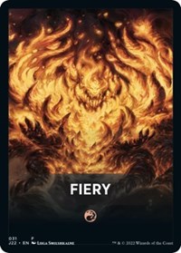 Fiery Theme Card - Jumpstart 2022 - Magic: The Gathering card