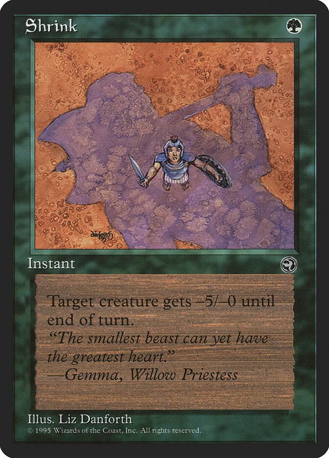Shrink - Homelands - Magic: The Gathering - TCGplayer.com