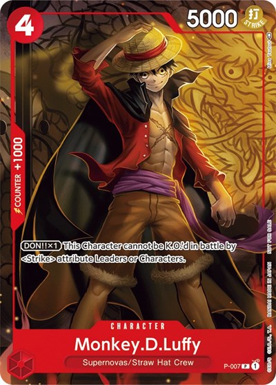 Monkey.D.Luffy - P-007 (Tournament Pack Vol. 1) card