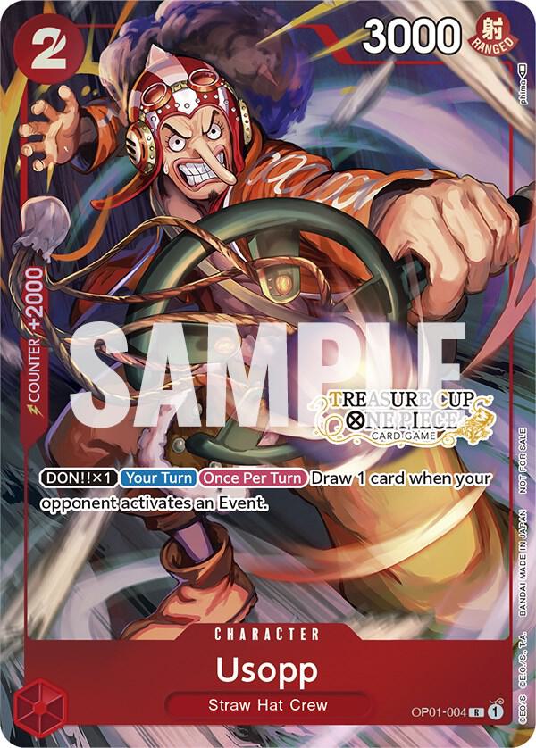 Usopp - OP01-004 (Treasure Cup) - One Piece Promotion Cards - One