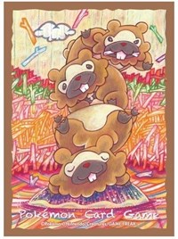 Pokemon TCG: Pokemon Center Japan Exclusive Card Sleeves - Bidoof (64-Pack) · Pokemon International Card Sleeves