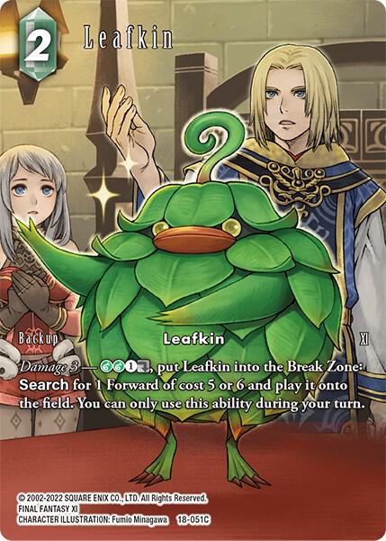 Leafkin (Full Art) - Resurgence of Power - Final Fantasy TCG