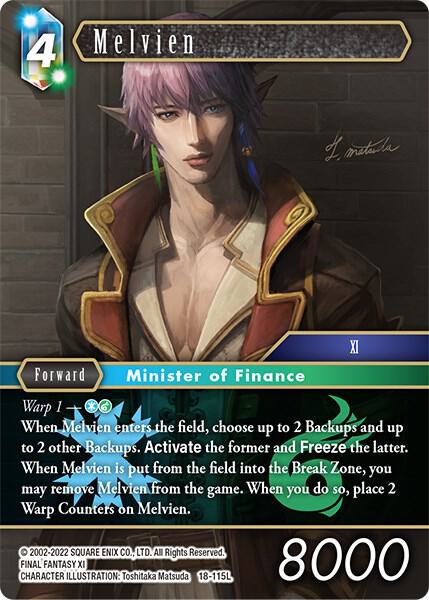 Melvien - Resurgence of Power - Final Fantasy TCG - TCGplayer.com