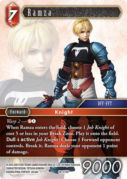 Ramza - Resurgence of Power - Final Fantasy TCG - TCGplayer.com