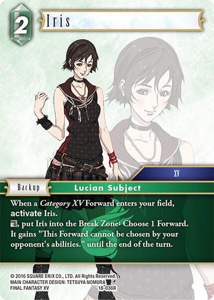 Iris (Resurgence of Power) — Final Fantasy TCG card