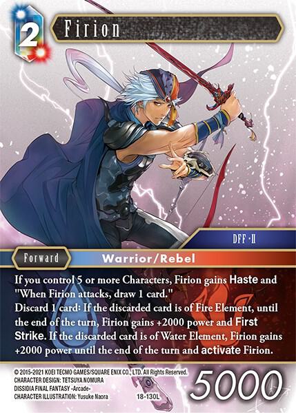 Firion - Resurgence of Power - Final Fantasy TCG - TCGplayer.com