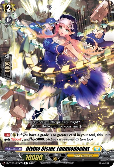 Divine Sister, Languedechat