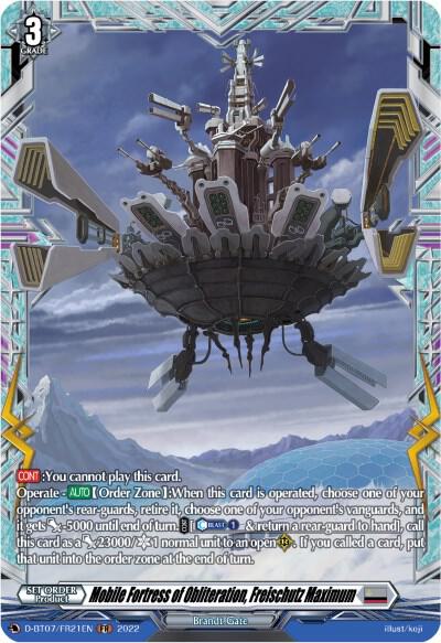 Mobile Fortress of Obliteration Freischutz Maximum FR