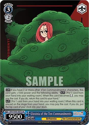 Gloxinia of the Ten Commandments (SR) - The Seven Deadly Sins