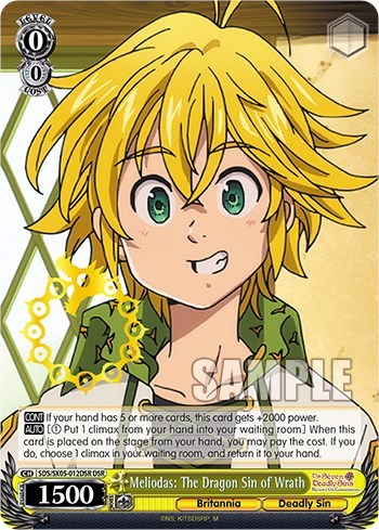 Meliodas: The Dragon Sin of Wrath (DSR) card