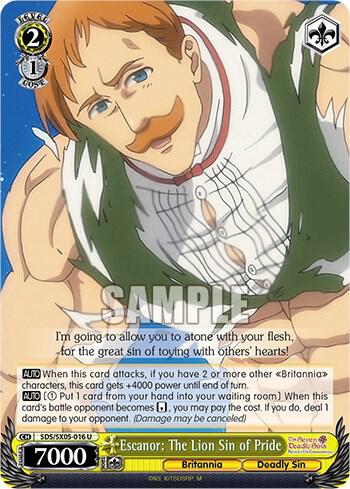 Escanor: The Lion Sin of Pride