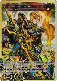 Pandora, the Weaver of Myth // Grimmia, the Savior of Myth - Force of Will 10th Anniversary: Ruler Collection Set trading card