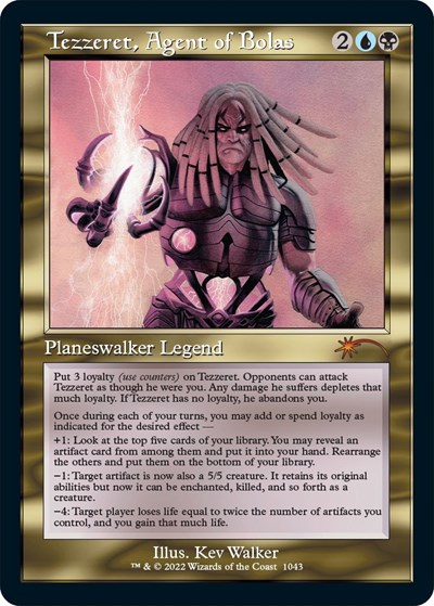 Tezzeret Agent of Bolas Retro Frame
