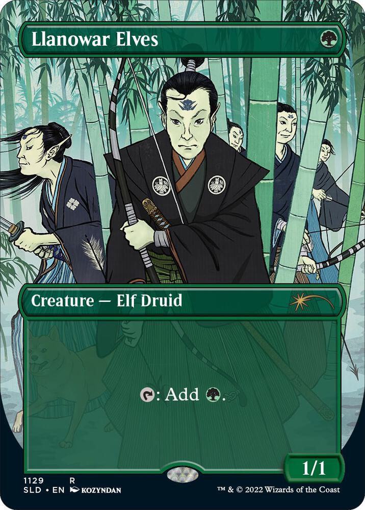 Llanowar Elves (1129) - Secret Lair Drop Series - Magic: The