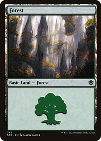Forest (349) (Starter Commander Decks)