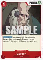 ONE PIECE - ONEPIECEカードゲーム　FILM RED プロモーション　ゴードン　 4枚 ONE PIECE - ONEPIECEカードゲーム FILM RED プロモーション