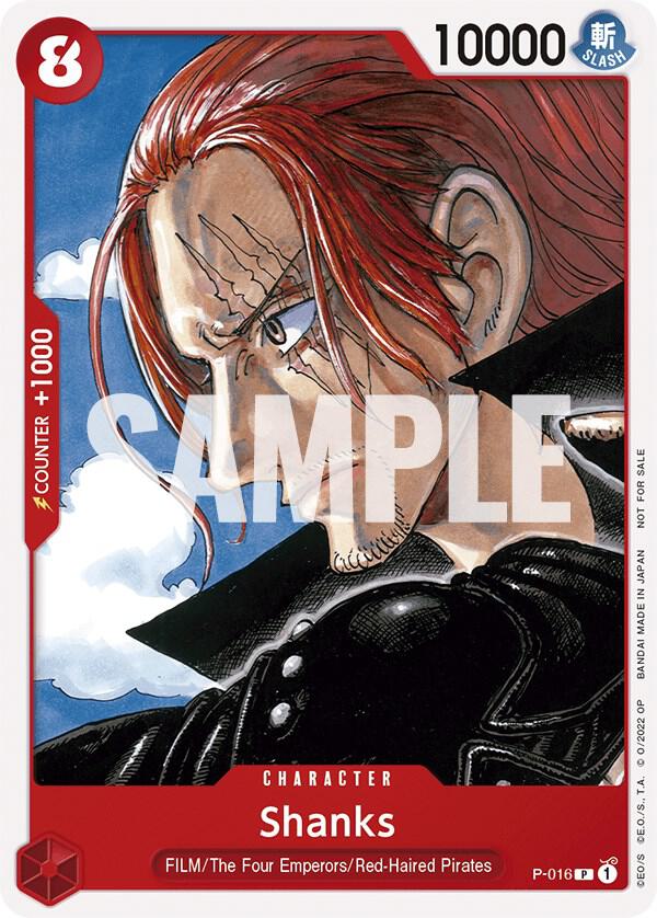 Shanks (One Piece Film Red) - One Piece Promotion Cards