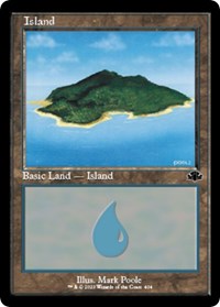 Island (404) (Retro Frame) - Dominaria Remastered - Magic: The Gathering card