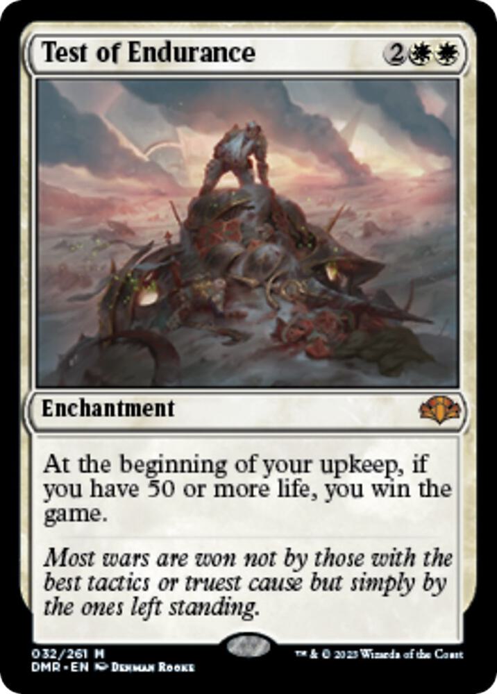 Test of Endurance 32 card