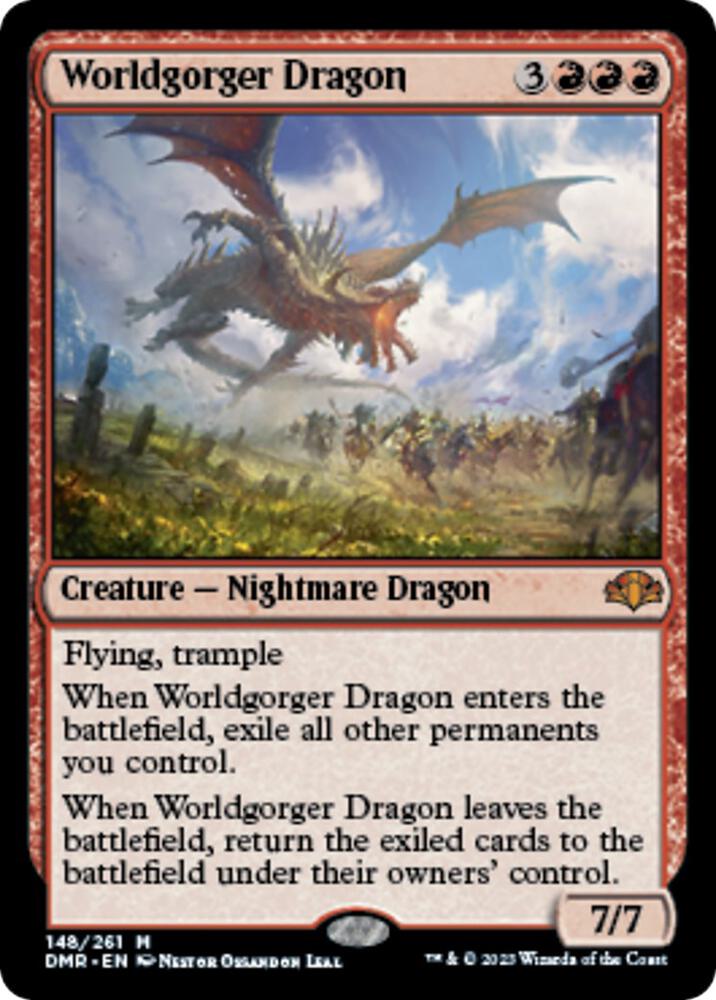 Worldgorger Dragon - Dominaria Remastered - Magic: The Gathering