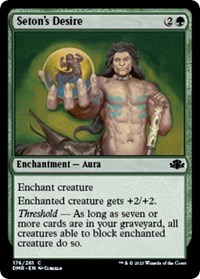 Seton's Desire - Dominaria Remastered - Magic: The Gathering card