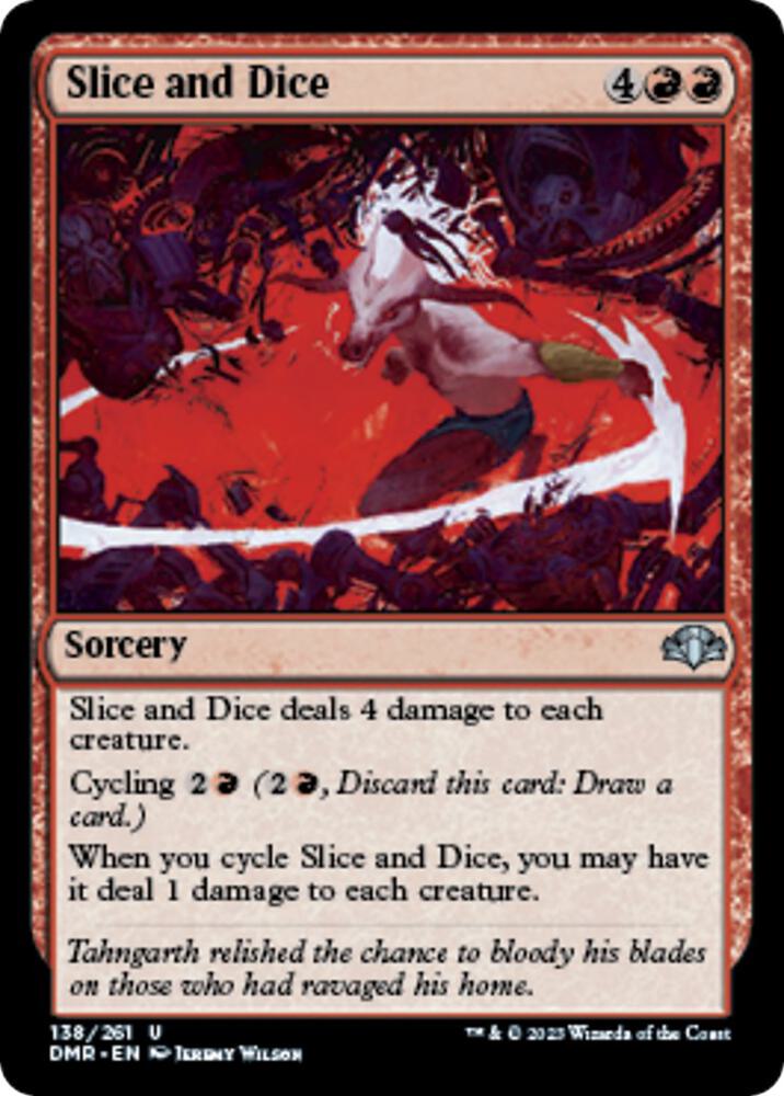 Slice and Dice 138 card