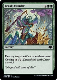 Break Asunder - Dominaria Remastered - Magic: The Gathering card