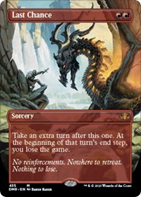 Last Chance (Borderless) - Dominaria Remastered - Magic: The Gathering