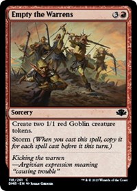 Empty the Warrens (Dominaria Remastered)