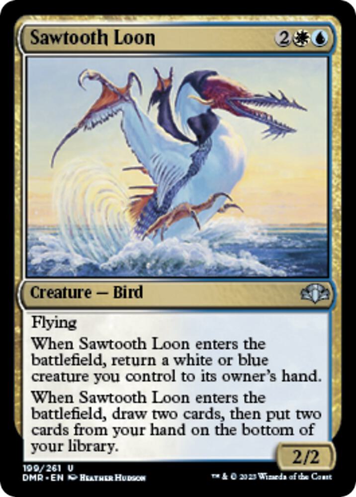 Sawtooth Loon 199 card
