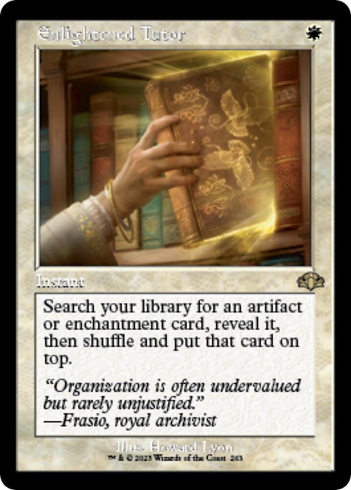 Enlightened Tutor FOIL USED MTG 悟りの教示者 悟りの教示者 (Enlightened Tutor) · Dominaria Remastered (DMR