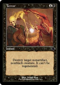 Terror (Retro Frame) - Dominaria Remastered - Magic: The Gathering card