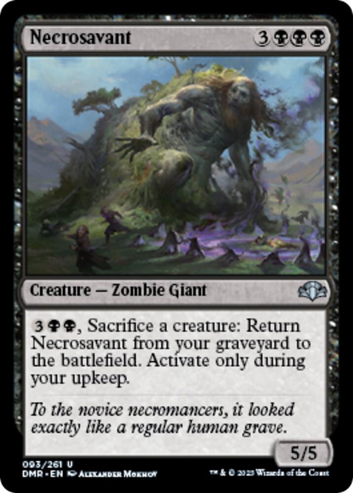 Necrosavant 93 card